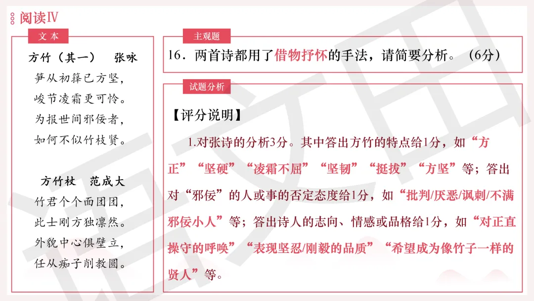 2026年广州二模语文试卷讲评 第178张