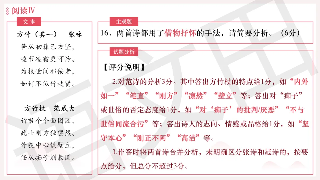 2026年广州二模语文试卷讲评 第179张