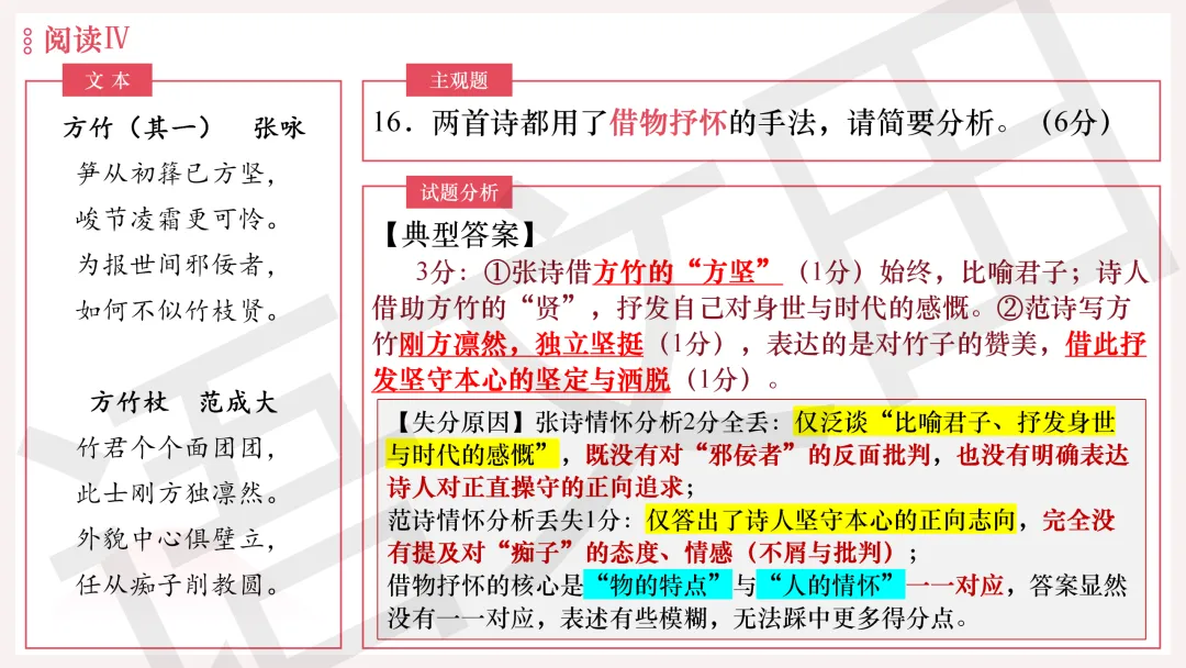 2026年广州二模语文试卷讲评 第182张