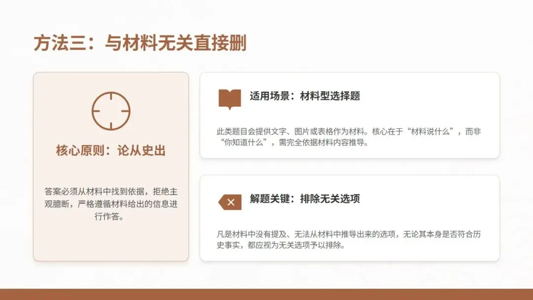 中考冲刺|初中历史选择题 · 解题技巧 第10张