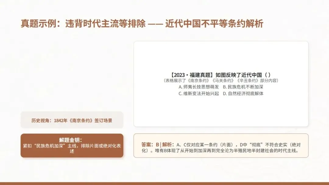 中考冲刺|初中历史选择题 · 解题技巧 第22张