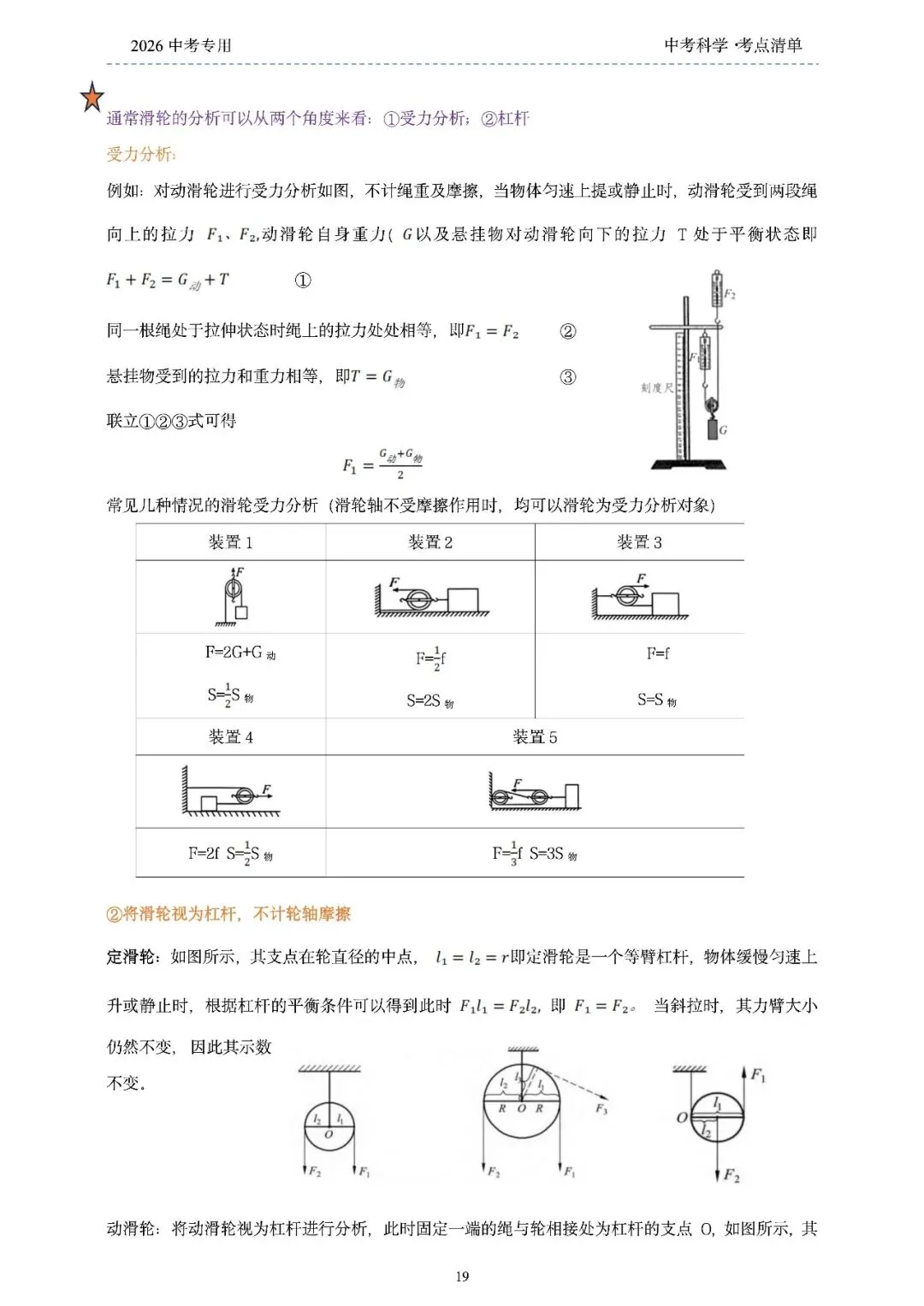 2026年浙江省中考科学【物·化·生·地】「考点清单」189页,全覆盖,超详细,复习必备!速收藏! 第21张