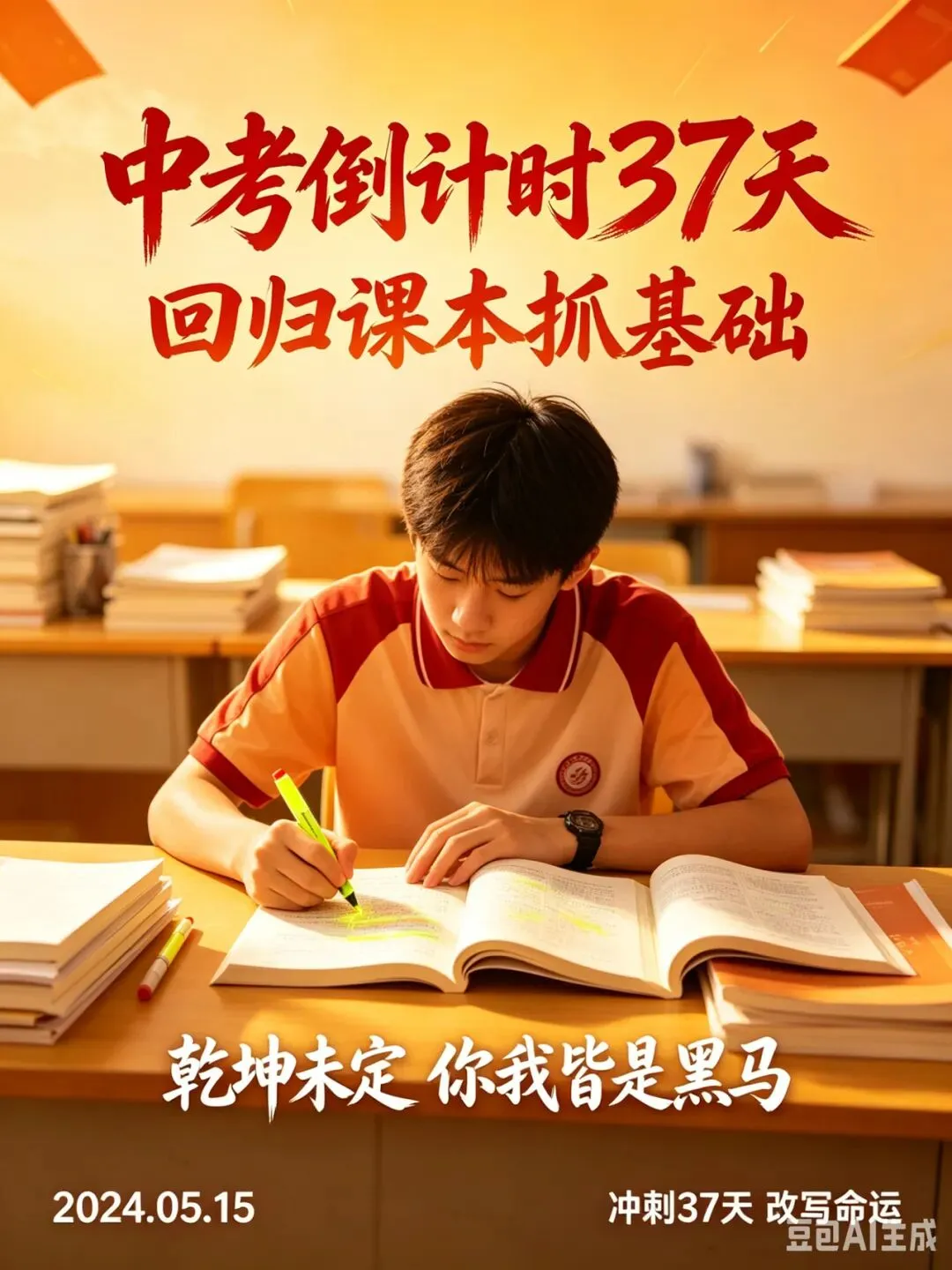 中考倒计时37天|中等生逆袭6条冲刺铁律 第1张