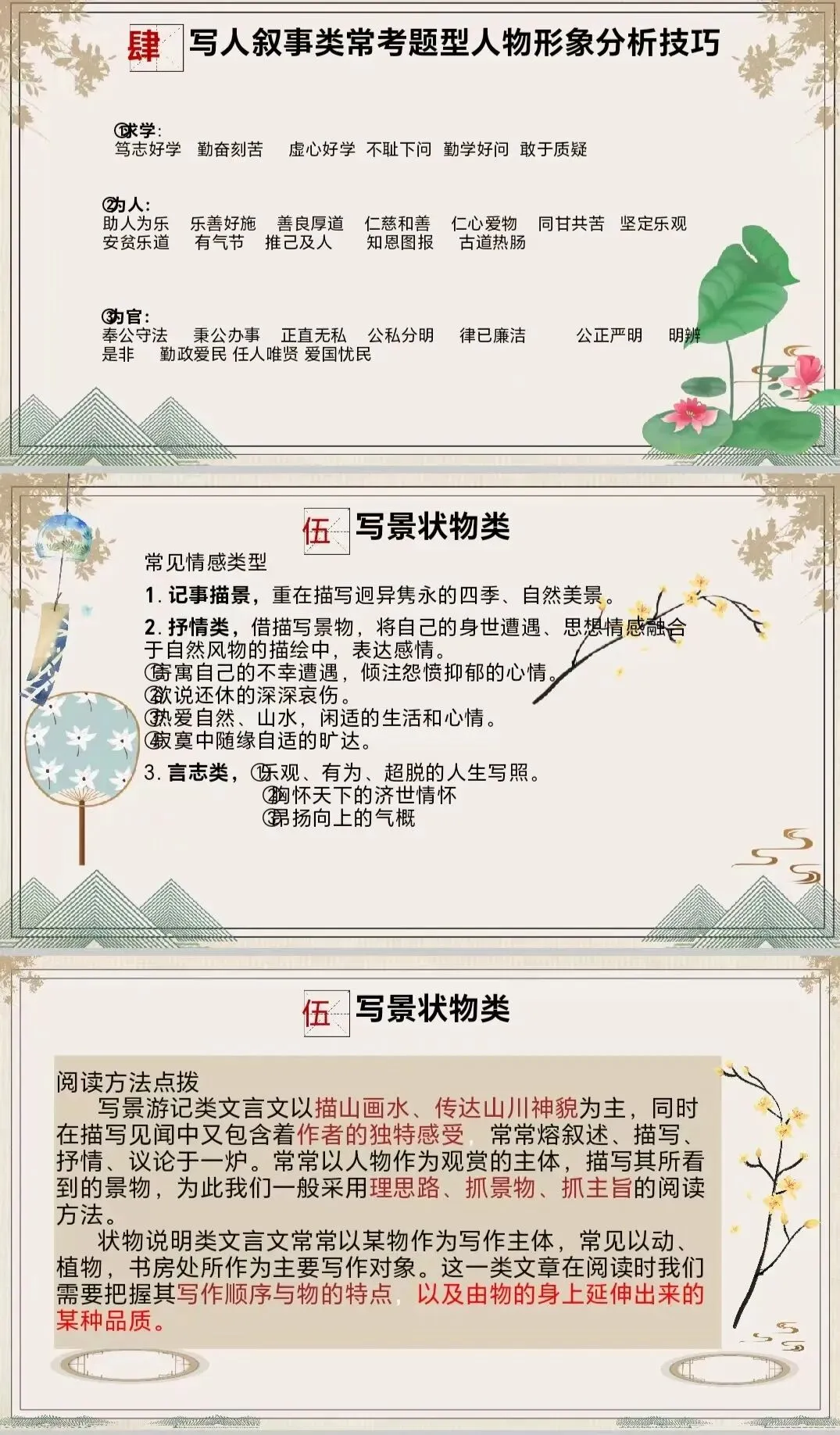 【中考语文】文言文阅读理解综合复习 第7张