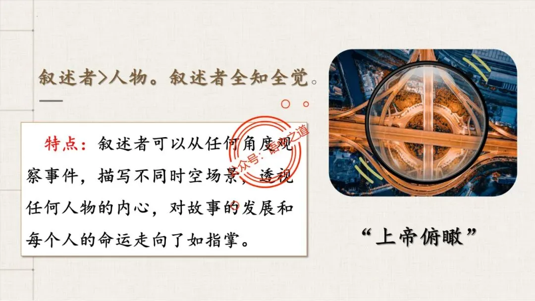 【对标真题】小说【叙述艺术】一课通(叙述视角+叙述人称+叙述方式+叙述技巧) 第35张