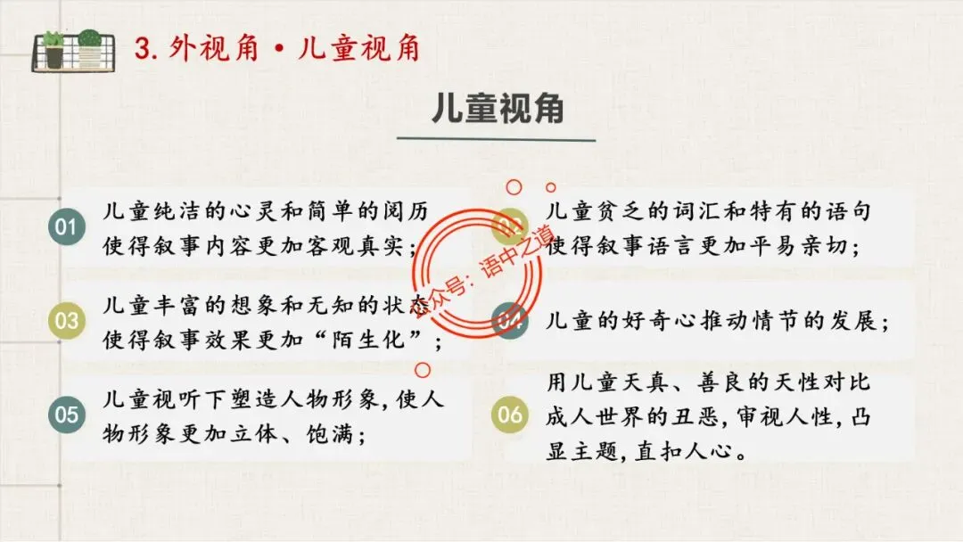 【对标真题】小说【叙述艺术】一课通(叙述视角+叙述人称+叙述方式+叙述技巧) 第50张