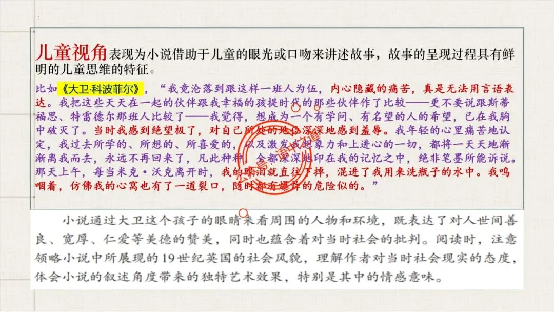 【对标真题】小说【叙述艺术】一课通(叙述视角+叙述人称+叙述方式+叙述技巧) 第51张