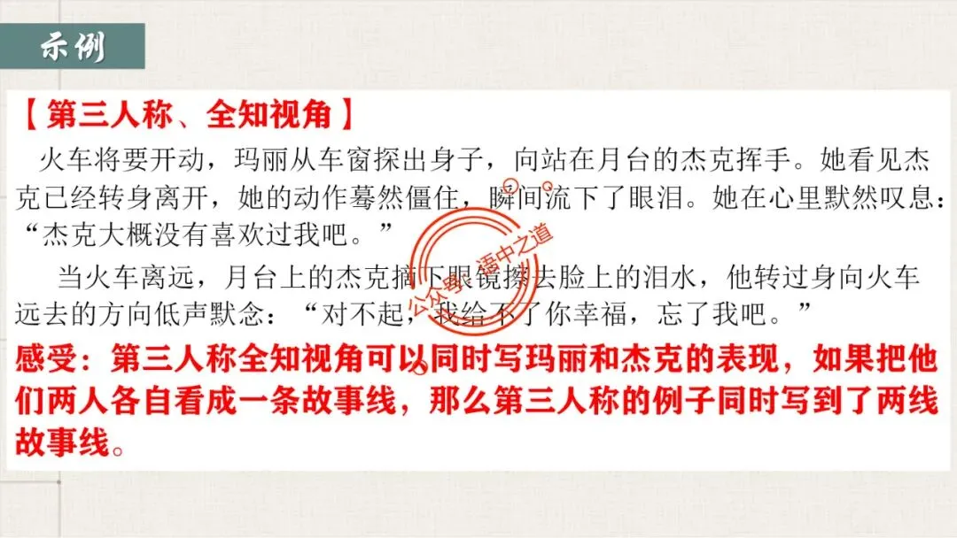 【对标真题】小说【叙述艺术】一课通(叙述视角+叙述人称+叙述方式+叙述技巧) 第92张