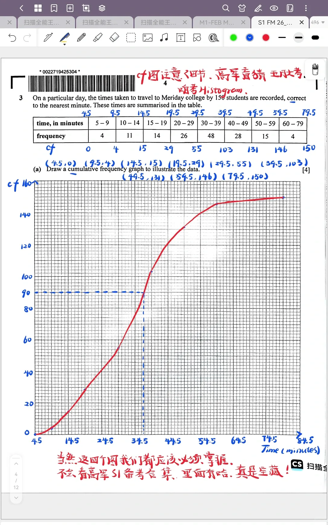 2026年ALevel数学印度卷S1真题详解与考点解析!S1速通A* 第7张