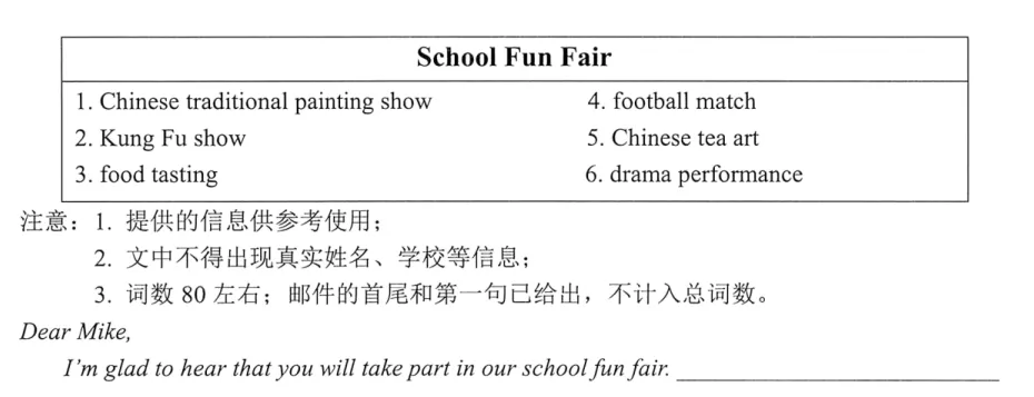 中考英语作文 | 26春 五月一模二模 浙江各地都考了哪些作文嘞?第一弹 (九篇) 第3张