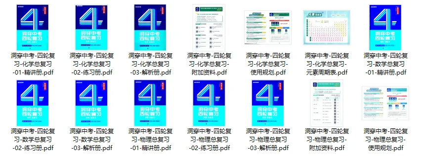 洞穿中考-四轮复习(2026版数理化) 第5张