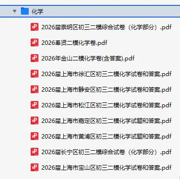 2026上海初三二模试卷及答案(语文数学英语化学物理史地生) 第8张