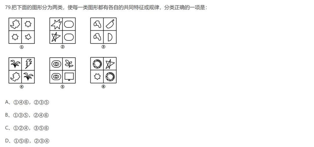 图形判断推理 | 行测真题解答(山西省2021_4) 第1张
