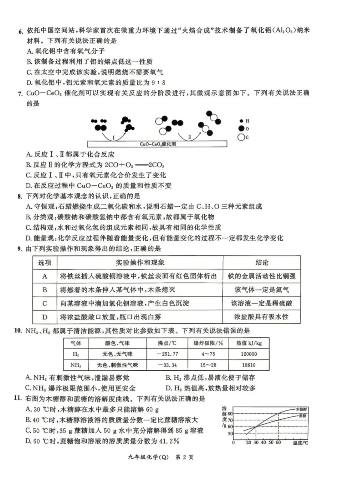 中考模拟题(含解析答案)及计算题解题技巧 第7张