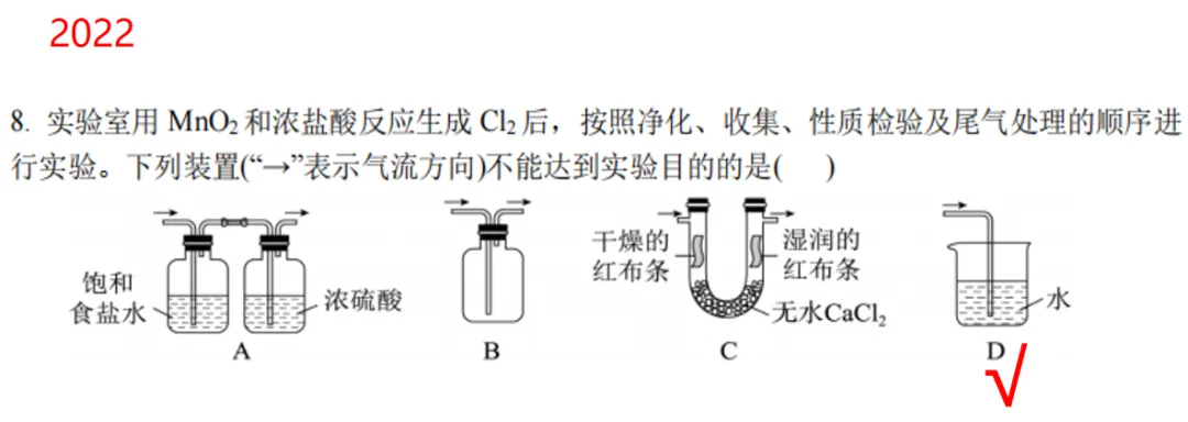 化学高考历年真题选择题题型归纳2 第2张