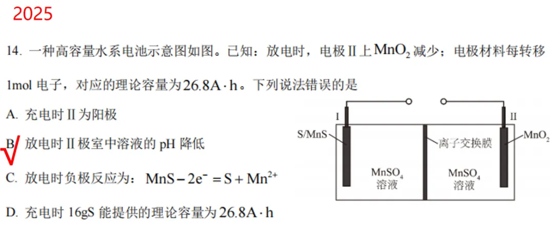 化学高考历年真题选择题题型归纳2 第25张
