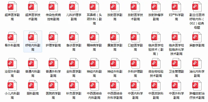 副高备考别盲目!高频考点 + 真题合集直接刷 第3张