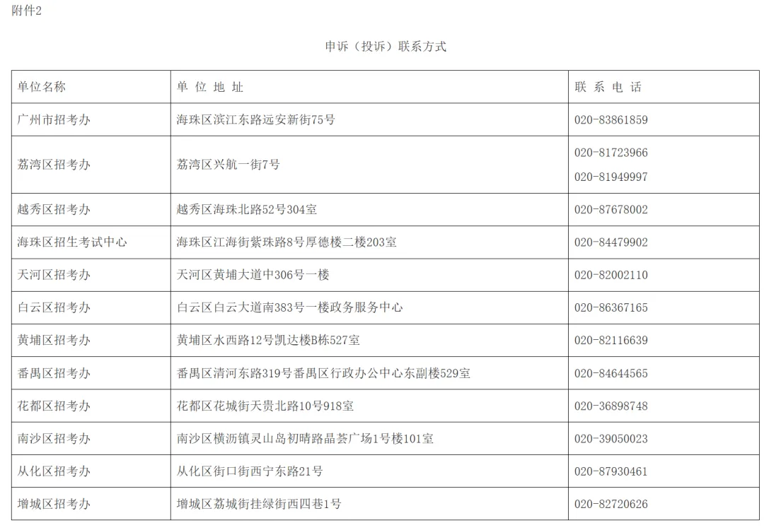 2026年广州中考政策性照顾学生名单出炉! 第6张