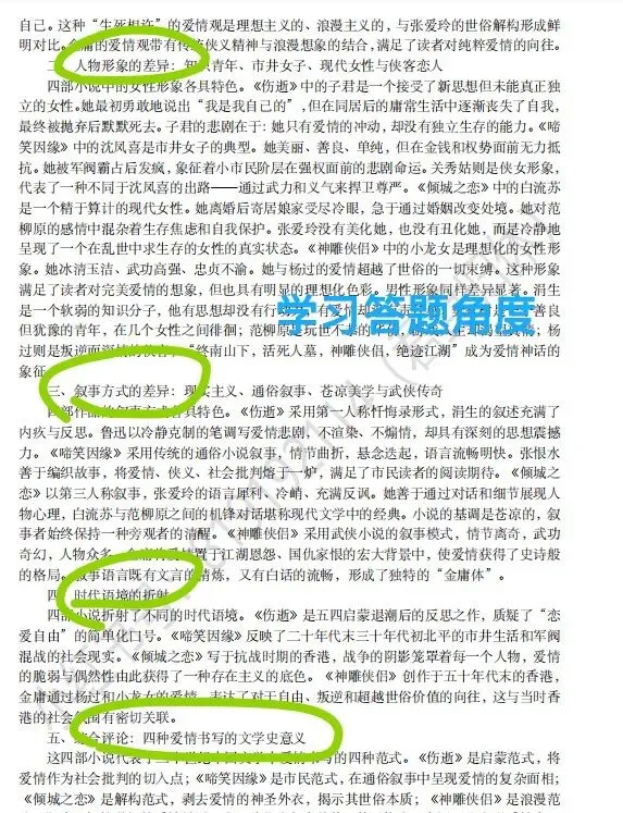 文学考研:怎么学习真题答案? 第1张