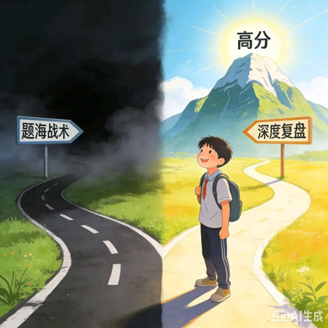 中考倒计时40天:别再死刷题!数学「深度复盘四步法」,一道题顶十道题,最后冲刺直接提分 第1张
