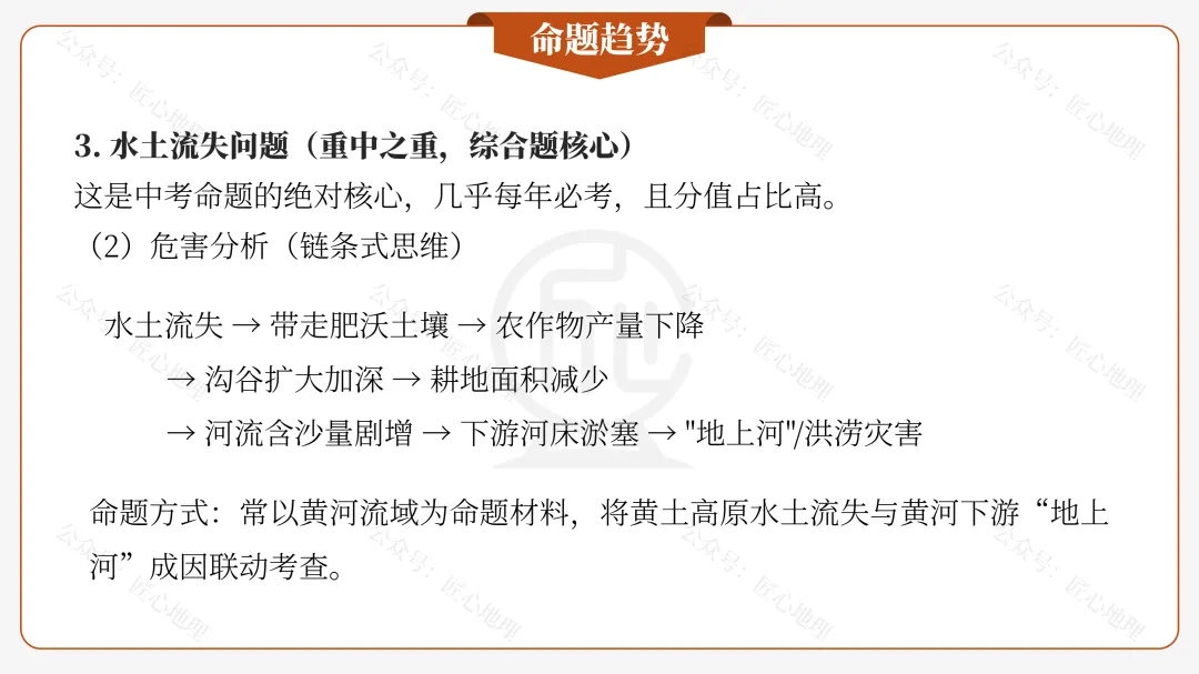 新教材 | 中考一轮复习·世界最大的黄土堆积区——黄土高原(课件+导学单+练习题) 第27张