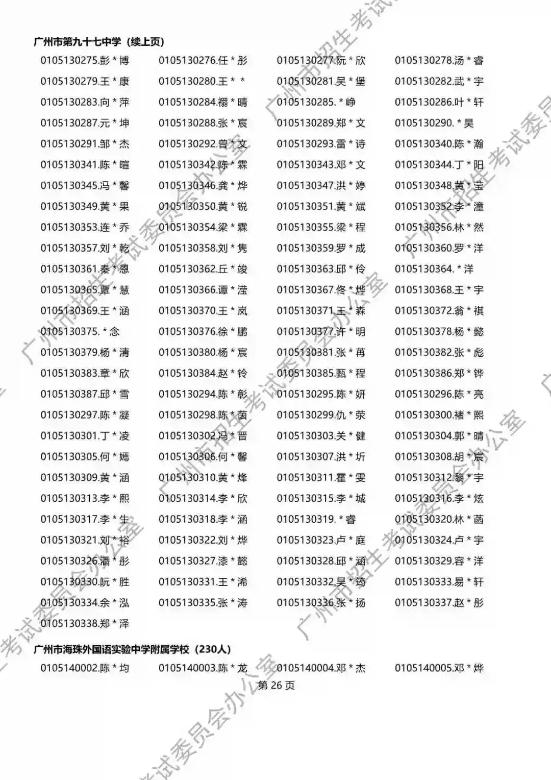 2026年广州中考名额分配报考资格名单出炉!共115730人,有你吗? 第68张