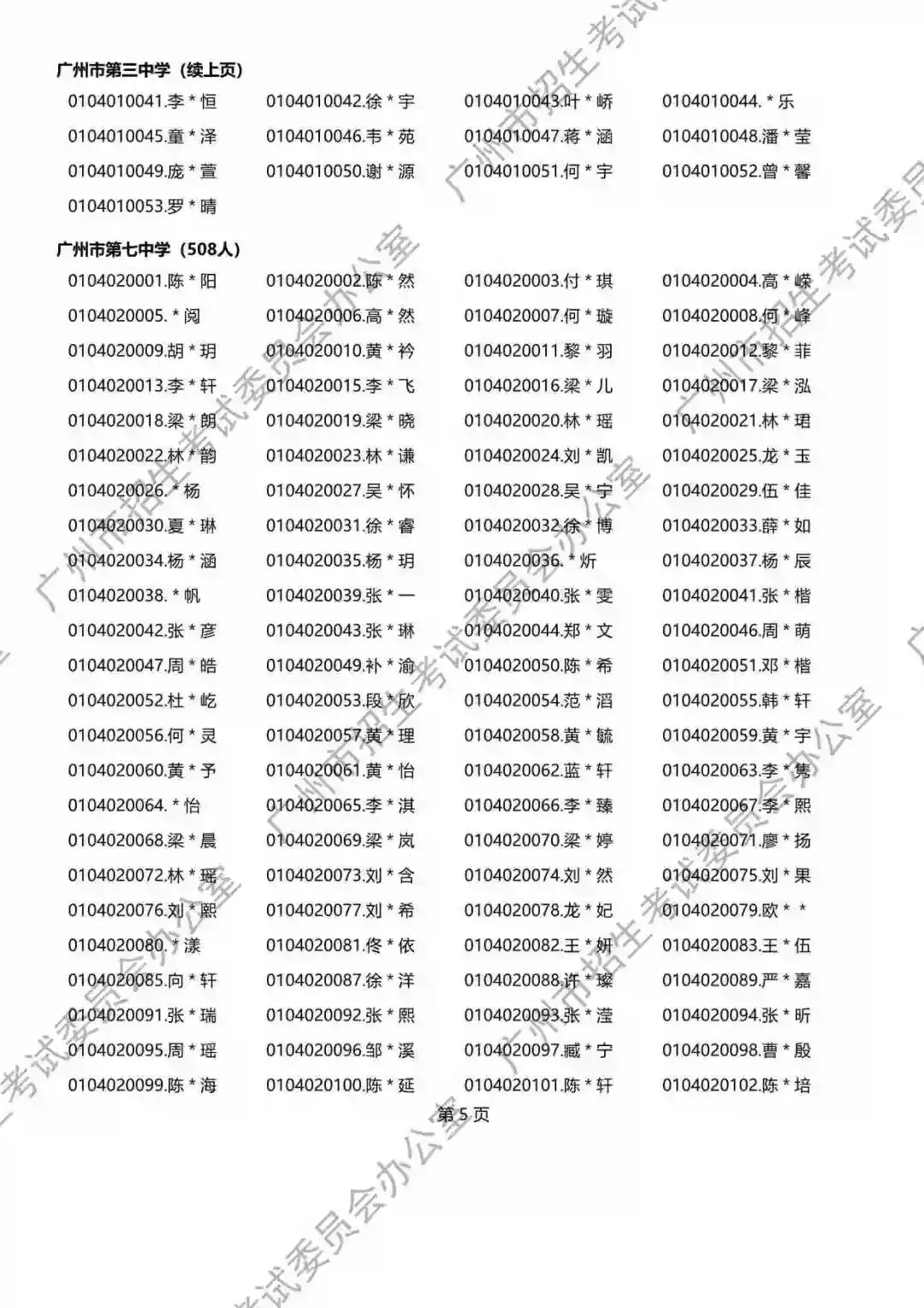 2026年广州中考名额分配报考资格名单出炉!共115730人,有你吗? 第121张