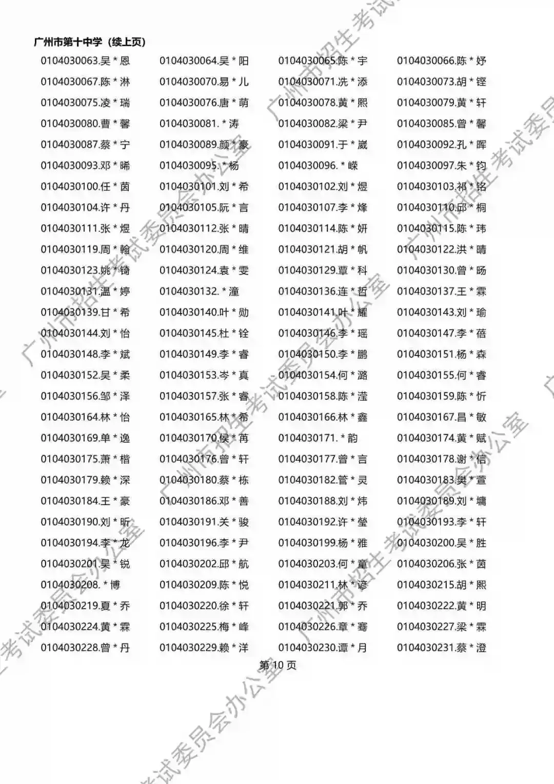 2026年广州中考名额分配报考资格名单出炉!共115730人,有你吗? 第126张