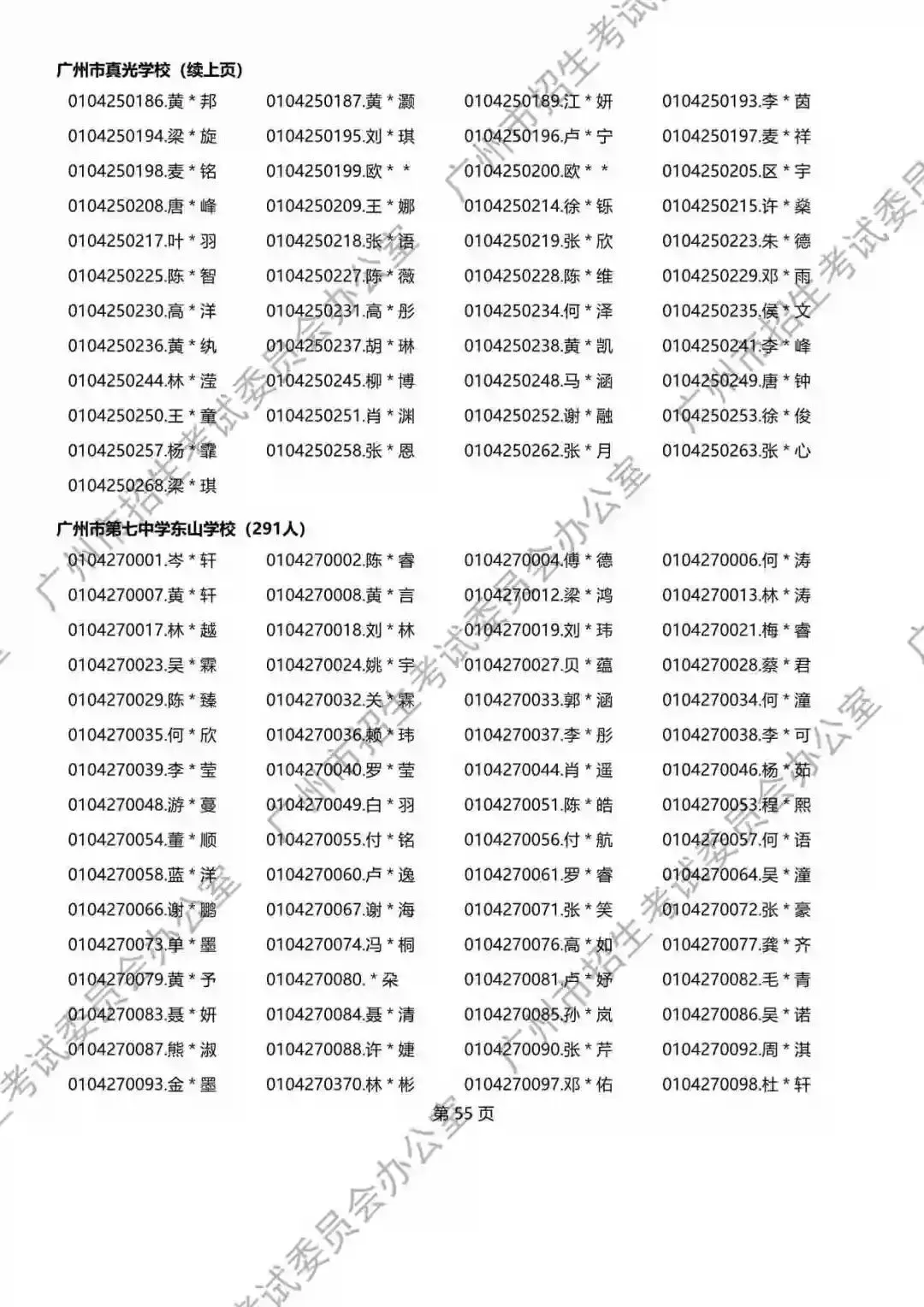 2026年广州中考名额分配报考资格名单出炉!共115730人,有你吗? 第171张