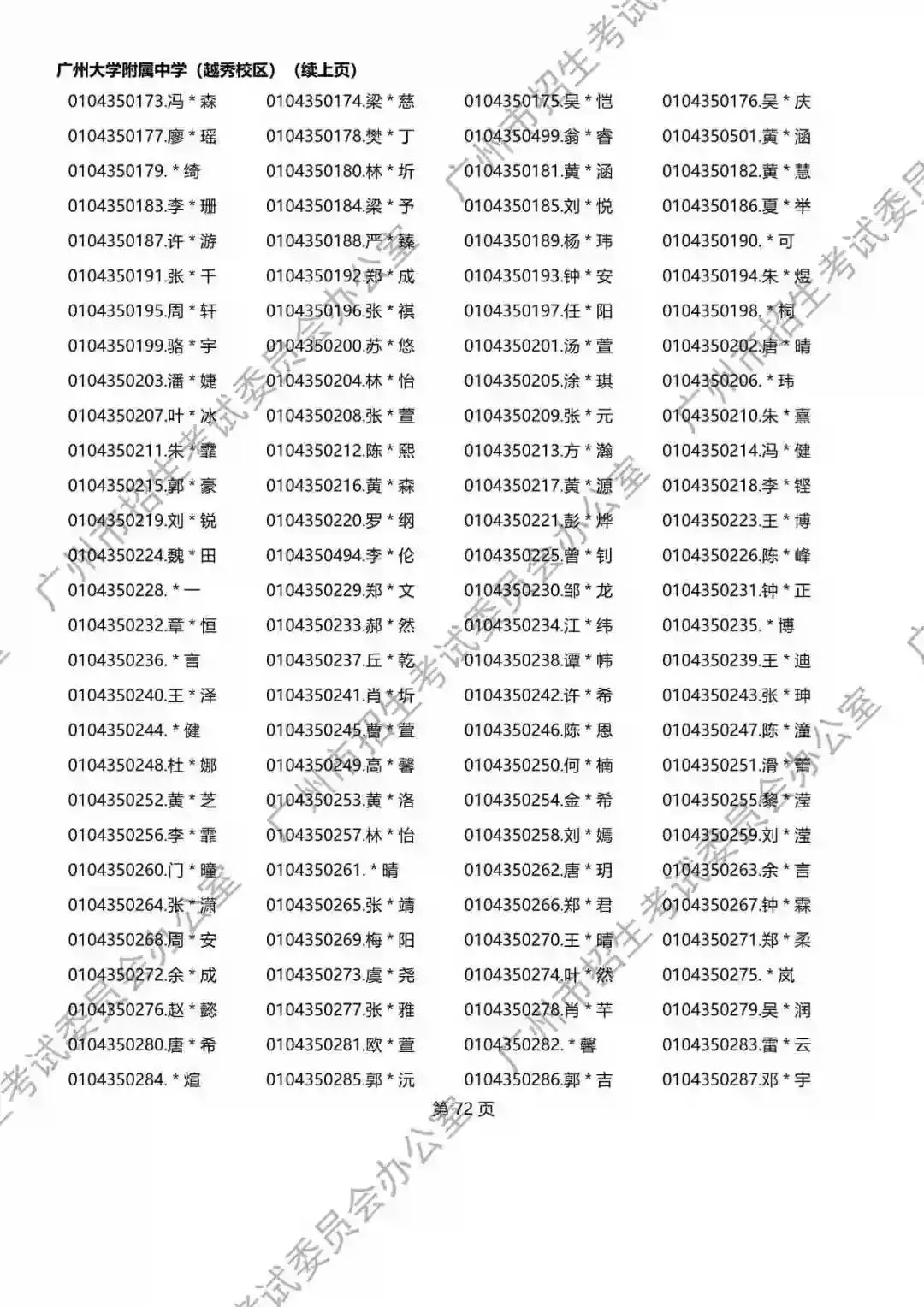 2026年广州中考名额分配报考资格名单出炉!共115730人,有你吗? 第188张