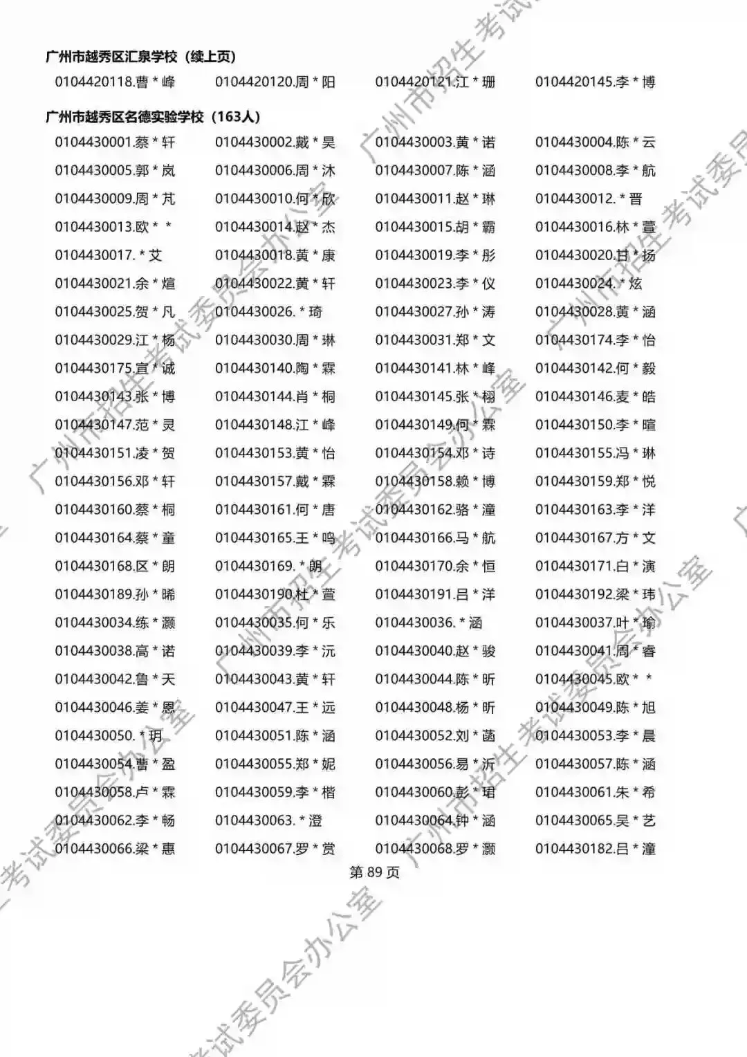 2026年广州中考名额分配报考资格名单出炉!共115730人,有你吗? 第205张