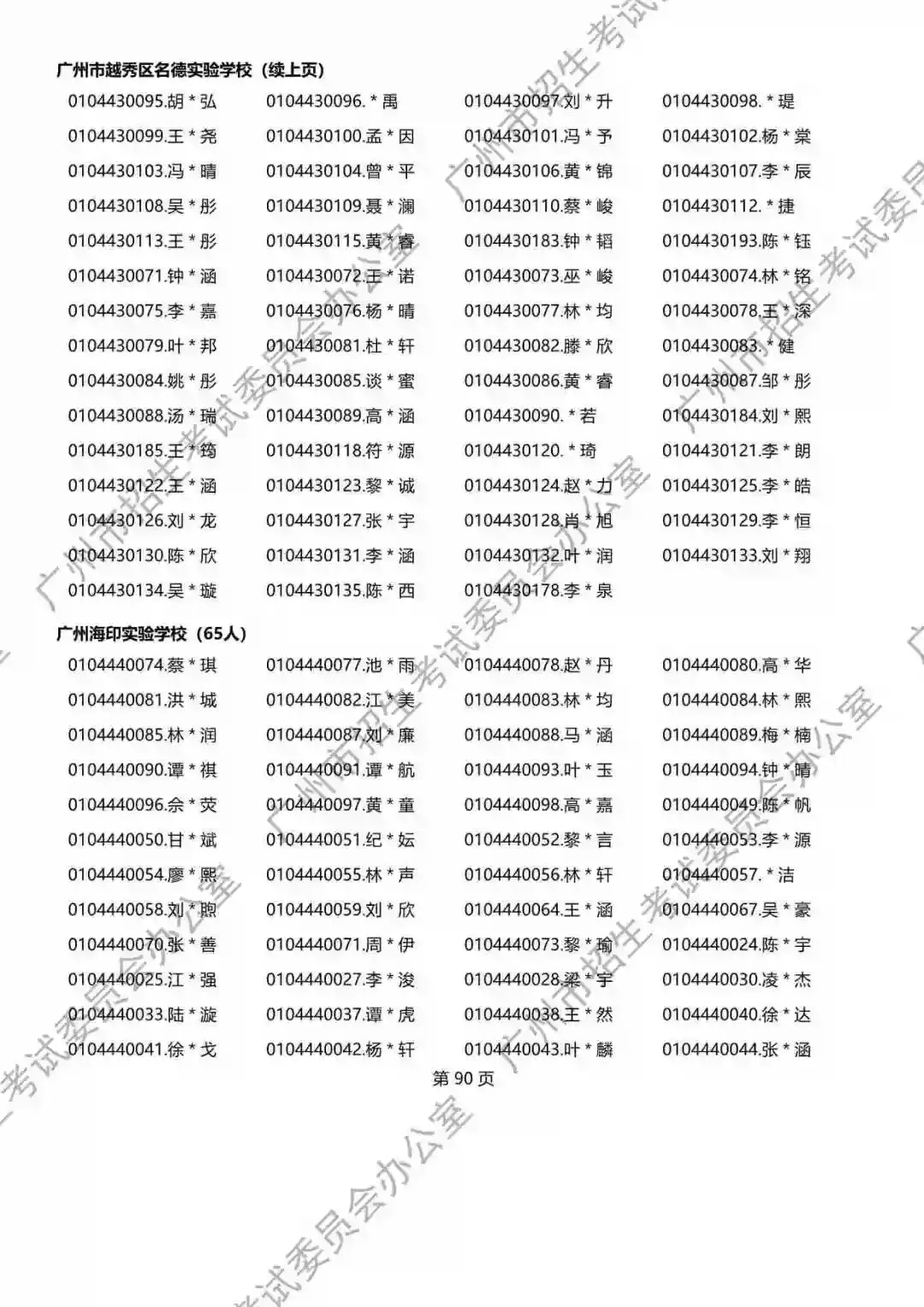 2026年广州中考名额分配报考资格名单出炉!共115730人,有你吗? 第206张
