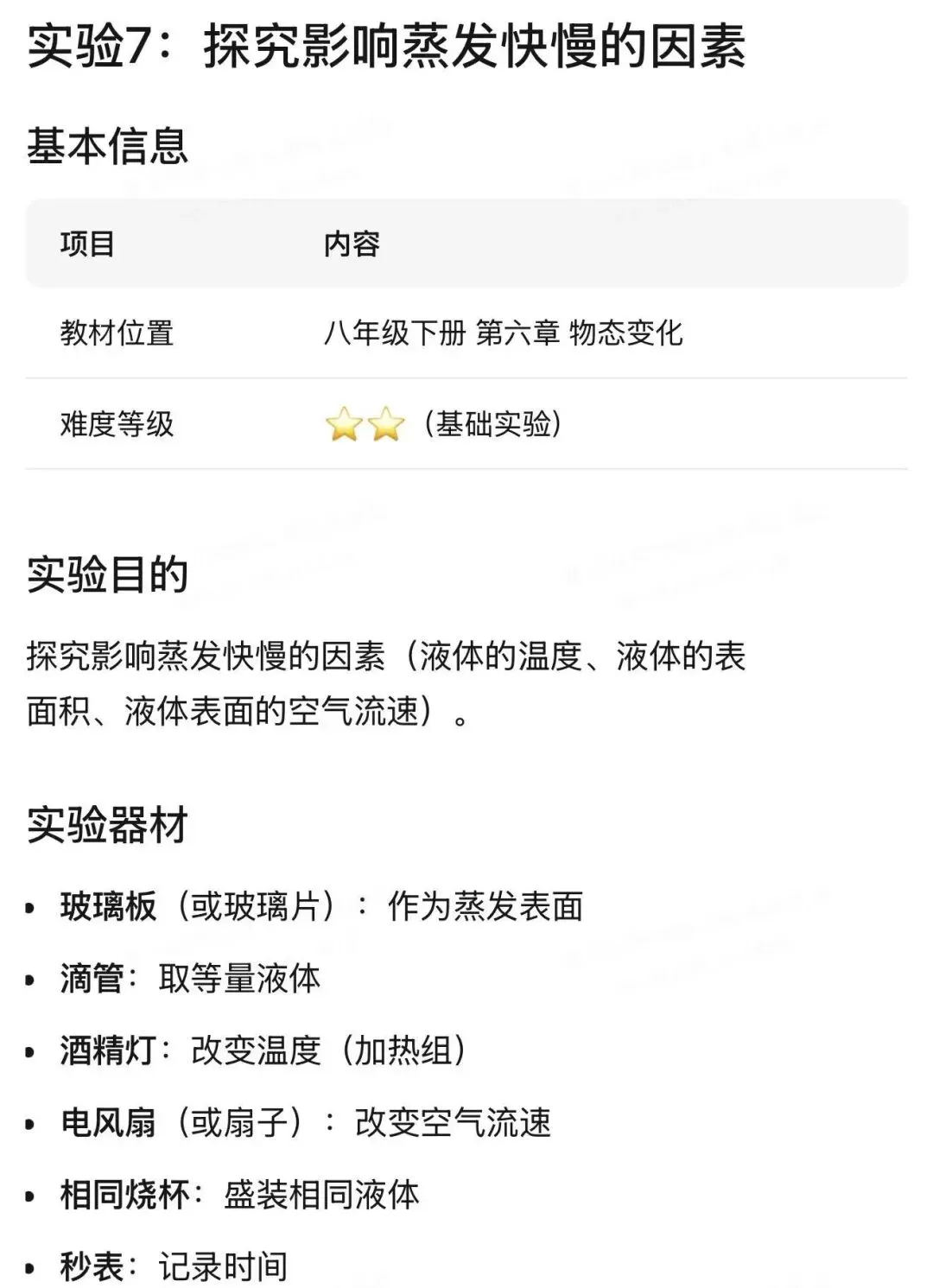 哈尔滨中考物理重点实验汇编 第29张