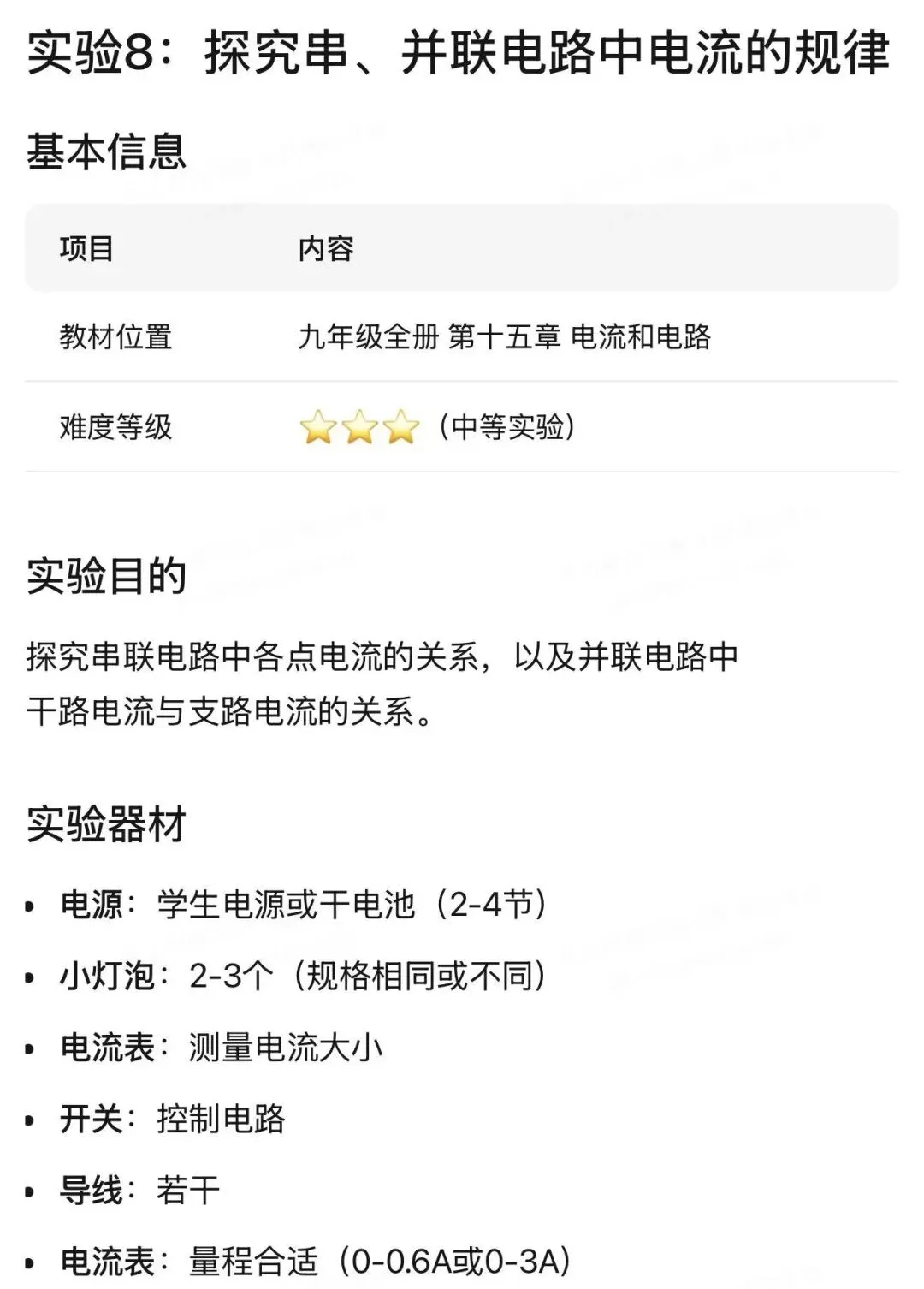 哈尔滨中考物理重点实验汇编 第71张