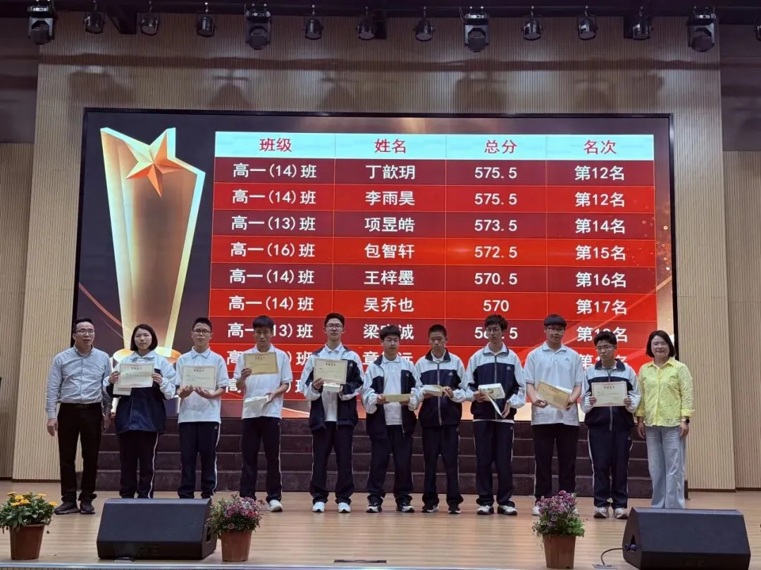 逐光而行,载誉成长|高一第二学期期中考颁奖典礼圆满落幕,致敬每一份努力! 第10张