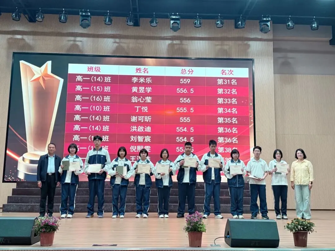 逐光而行,载誉成长|高一第二学期期中考颁奖典礼圆满落幕,致敬每一份努力! 第12张