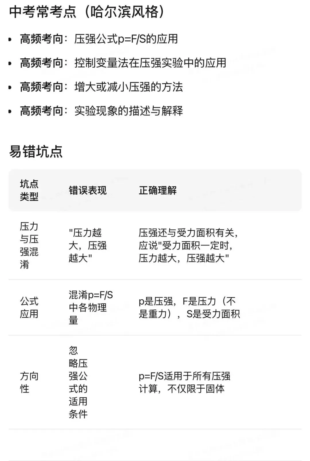 哈尔滨中考物理重点实验汇编 第110张