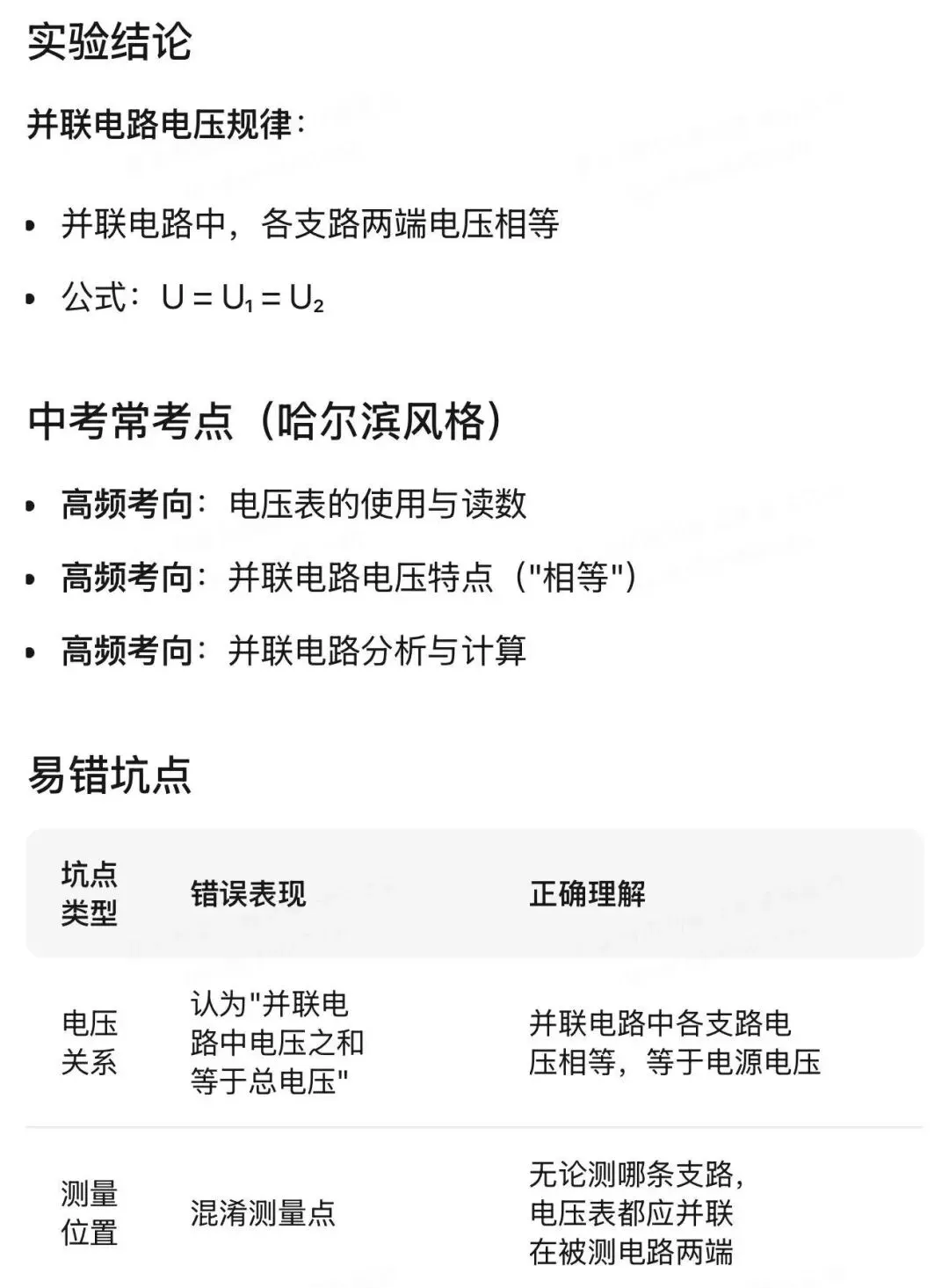 哈尔滨中考物理重点实验汇编 第121张