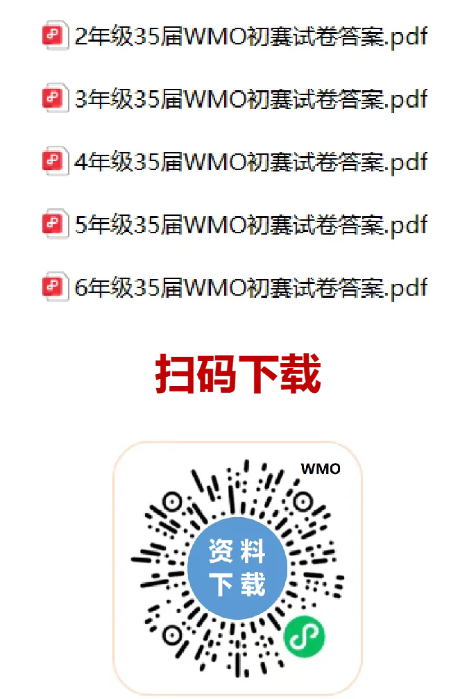 2026年WMO初赛试卷+答案 第1张