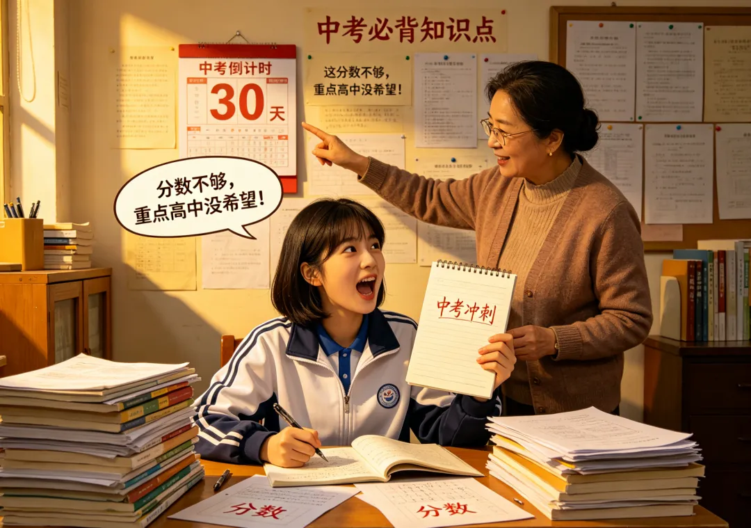 临近中考情绪失控,家长还要只会催分数吗? 第1张