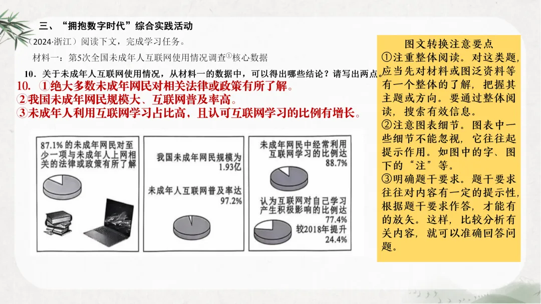 中考非连续性文本阅读这样讲太赞了!! 第19张