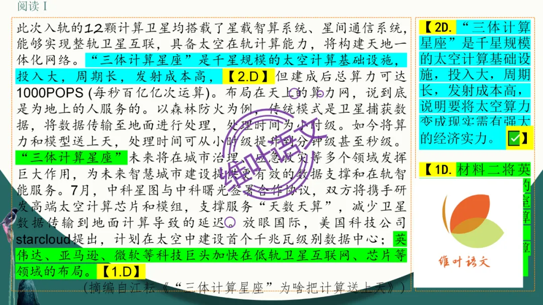 模考讲评 | 江苏省南通八市2026届高三第二次调研测试(南通三模)语文试题讲评,附标杆文+考场佳作 第15张