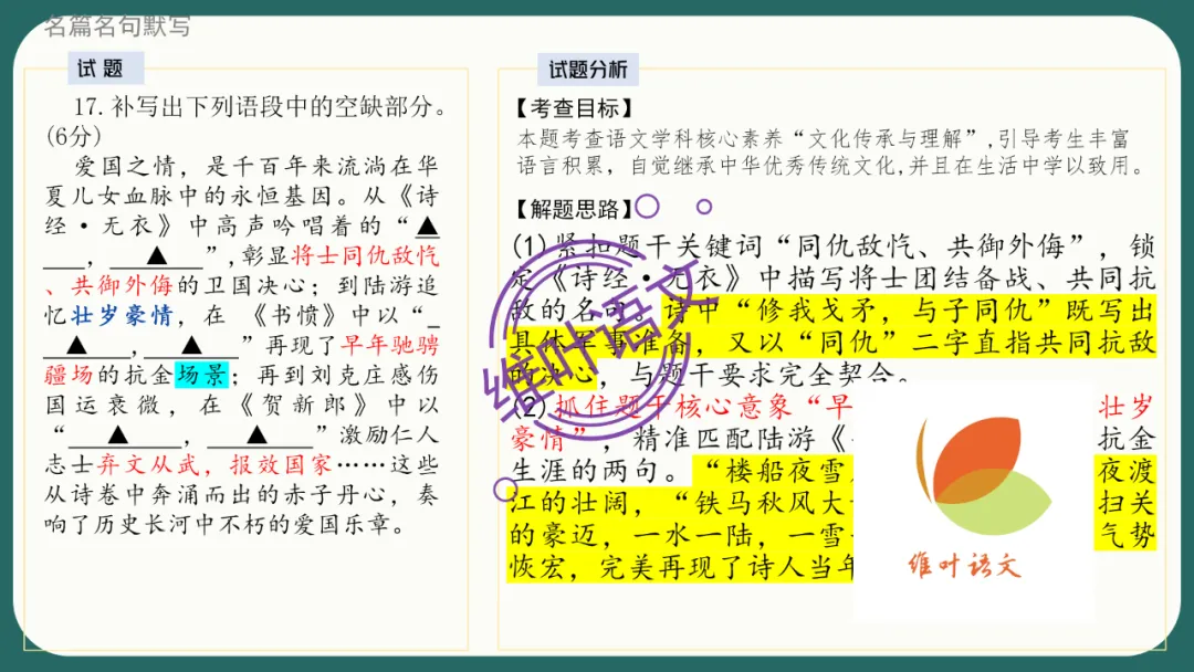 模考讲评 | 江苏省南通八市2026届高三第二次调研测试(南通三模)语文试题讲评,附标杆文+考场佳作 第116张