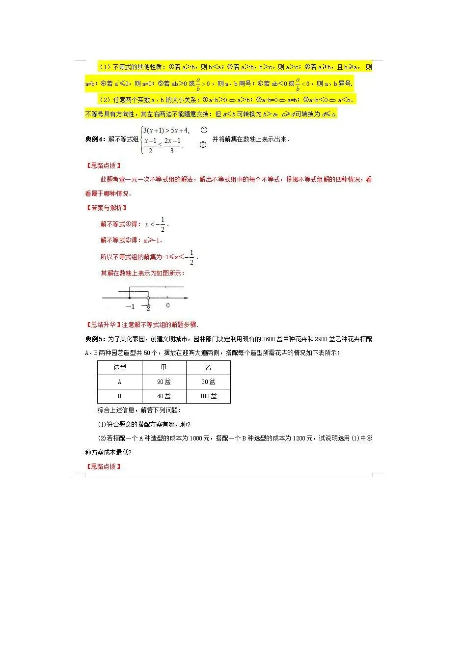 中考倒计时!临时抱佛脚专用-中考数学重点知识梳理 第16张