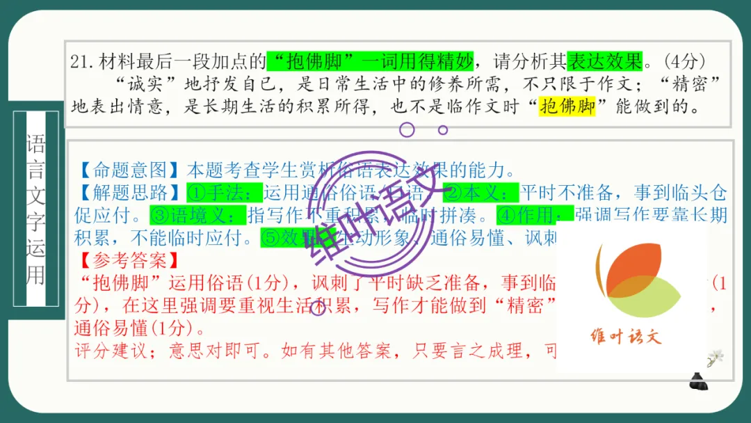 模考讲评 | 江苏省南通八市2026届高三第二次调研测试(南通三模)语文试题讲评,附标杆文+考场佳作 第132张