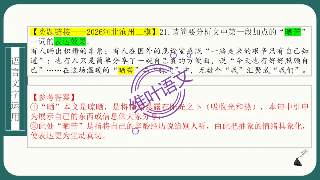 模考讲评 | 江苏省南通八市2026届高三第二次调研测试(南通三模)语文试题讲评,附标杆文+考场佳作 第133张