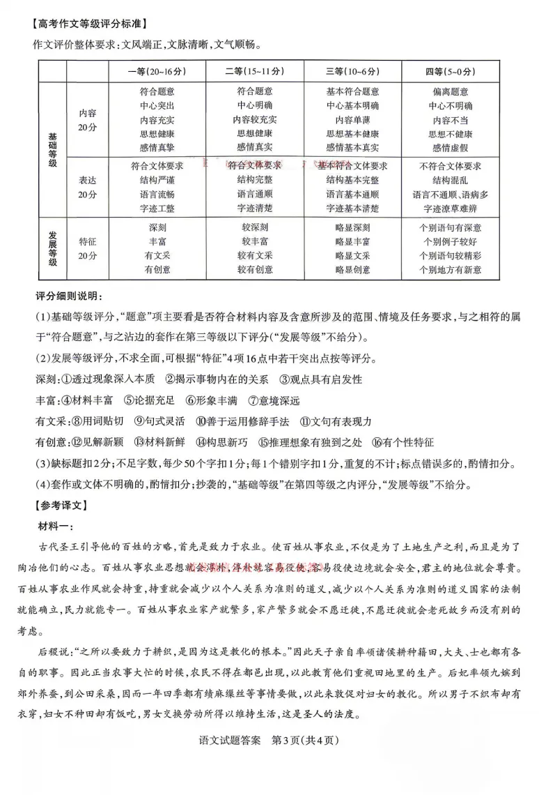 【2026高考】省二模试卷与答案 第14张