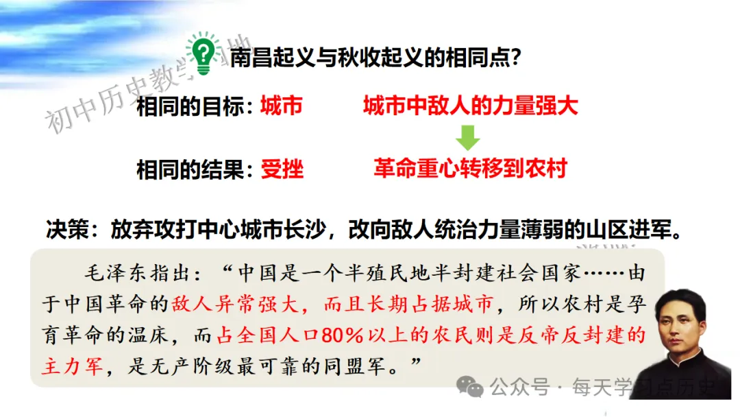中考复习课件:中近代史--从国共合作到国共对立 第40张