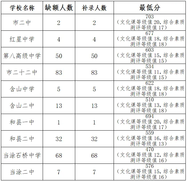 2026年马鞍山中考报考指南,2025年中考录取数据汇总! 第10张