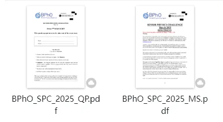 新手自学必备:国际物理竞赛【历年真题分享】:IPC/SPC/物理碗/BPhO... 第6张